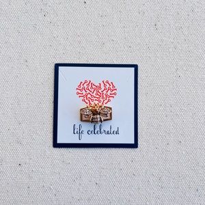 *Bumblebee Charm* Retired KEEP COLLECTIVE Rose Gold